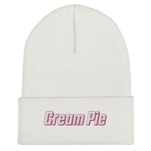 Cream Pie Cuffed Beanie - My Tiny Hole