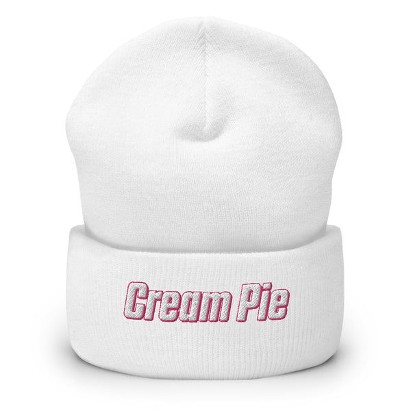 Cream Pie Cuffed Beanie - My Tiny Hole