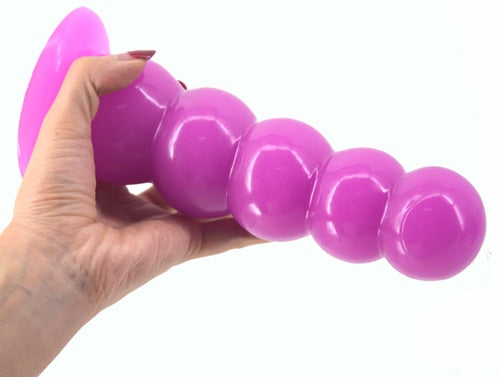 Giant Anal Beads with Suction Cup - My Tiny Hole