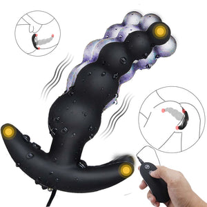 Anal Plug Vibrator - Erotic 10 Frequency Vibrating Prostate Massager - My Tiny Hole