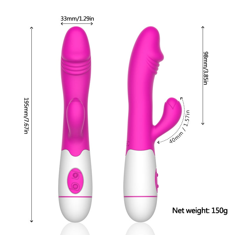 rabbit vibrator size Anita: Rabbit Vibrator Dildo for Women Vaginal Health – Paloqueth-official main image 0