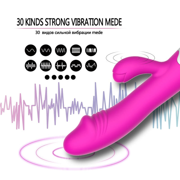 30 Speed Rabbit Vibrator - My Tiny Hole