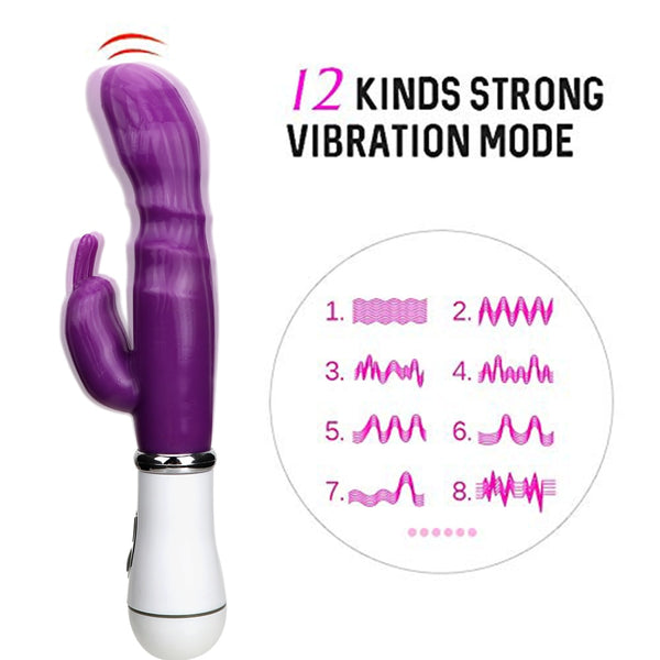 12 Speed Rabbit Vibrator - My Tiny Hole