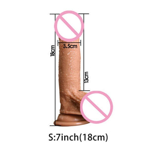 Big Realistic Dildo with Suction Cup - My Tiny Hole