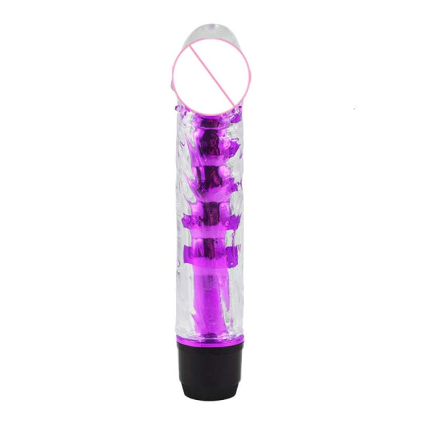 Vibrator G-Spot Powerful Jelly Dildo Vibrating Massager - My Tiny Hole