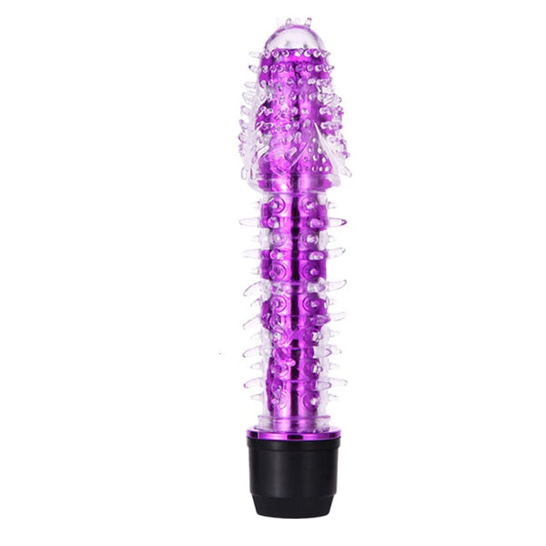 Vibrator G-Spot Powerful Jelly Dildo Vibrating Massager - My Tiny Hole