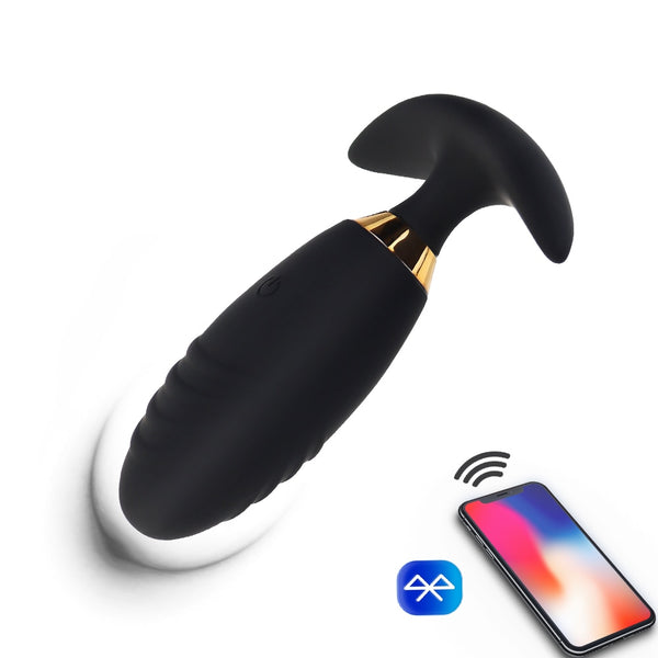 Remote Control Anal Vibrator with Bluetooth - My Tiny Hole