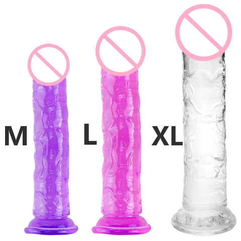 Soft Jelly Dildo Suction Cup - My Tiny Hole