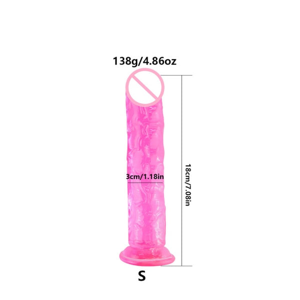 Soft Jelly Dildo Suction Cup - My Tiny Hole