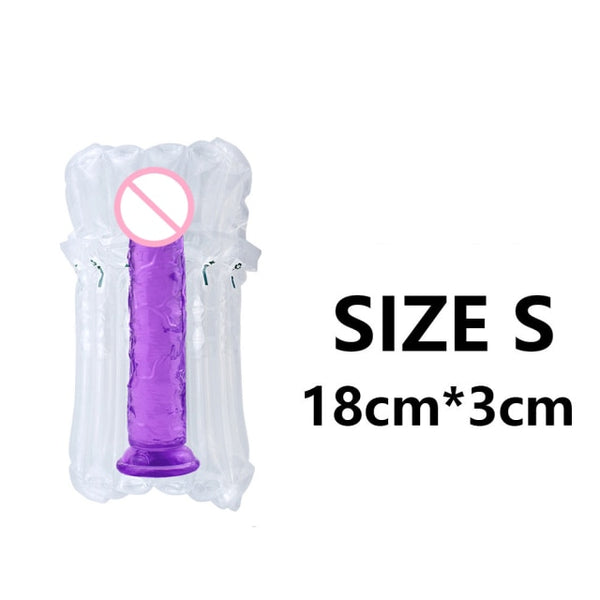 Soft Jelly Dildo Suction Cup - My Tiny Hole