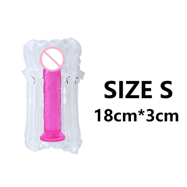 Soft Jelly Dildo Suction Cup - My Tiny Hole