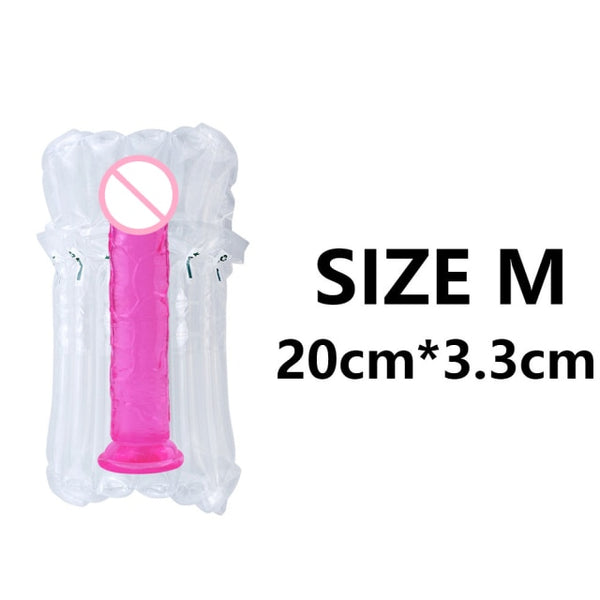 Soft Jelly Dildo Suction Cup - My Tiny Hole