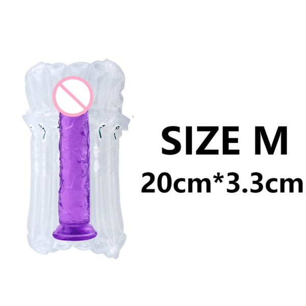 Soft Jelly Dildo Suction Cup - My Tiny Hole