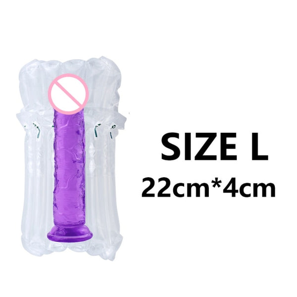 Soft Jelly Dildo Suction Cup - My Tiny Hole