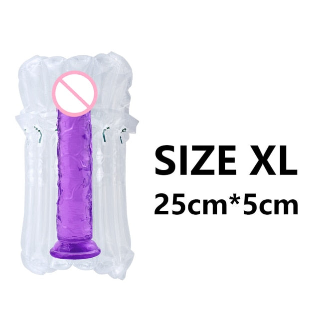 Soft Jelly Dildo Suction Cup - My Tiny Hole