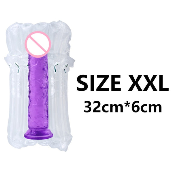 Soft Jelly Dildo Suction Cup - My Tiny Hole