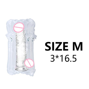 Soft Jelly Realistic Penis Strong with Suction Cup - My Tiny Hole