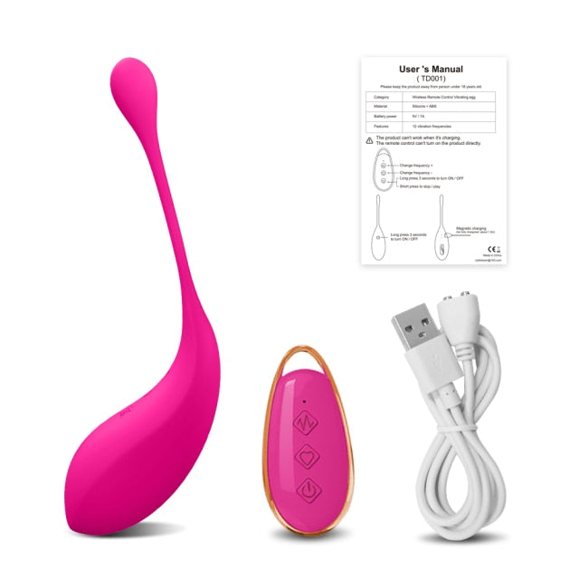 Wireless Remote Control Vibrating Egg - My Tiny Hole