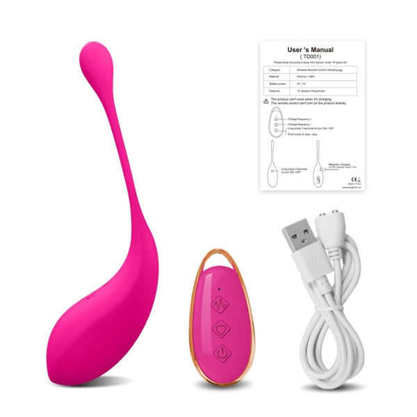 Wireless Remote Control Vibrating Egg - My Tiny Hole