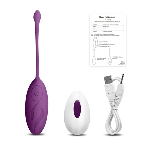 Wireless Remote Control Vibrating Egg - My Tiny Hole