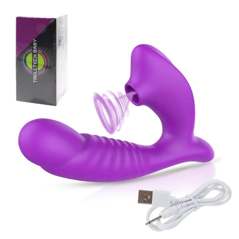 G-Spot Clit Sucking Vibrator - 10 Modes - My Tiny Hole