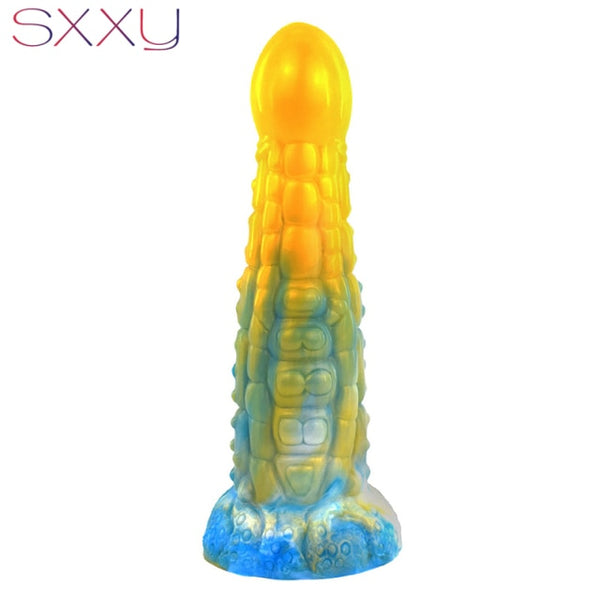 Fantasy Beaded Anal Toys with Suction Cup - My Tiny Hole