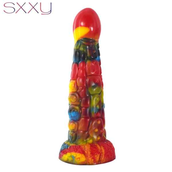 Fantasy Beaded Anal Toys with Suction Cup - My Tiny Hole