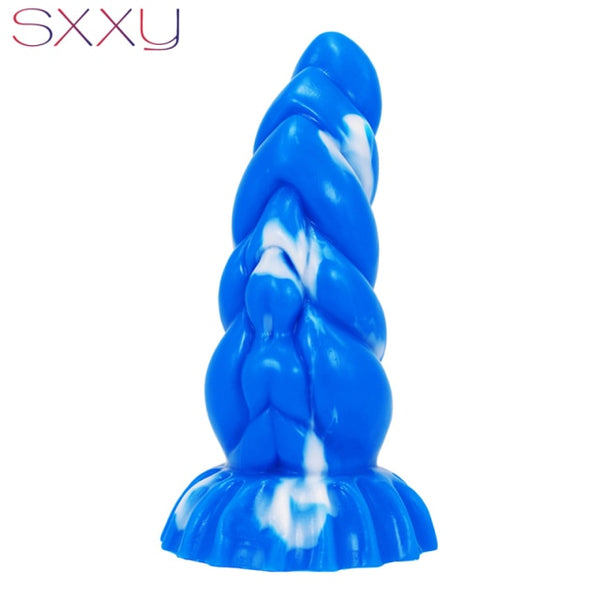 Fantasy Beaded Anal Toys with Suction Cup - My Tiny Hole