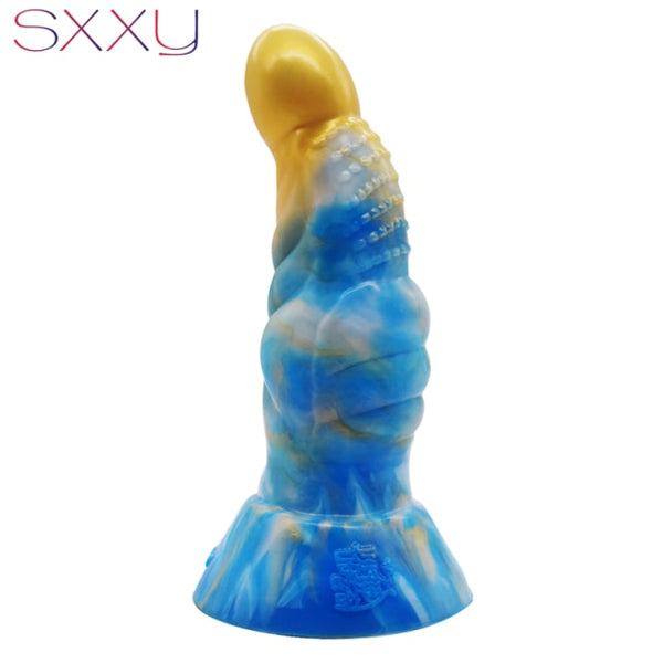 Fantasy Beaded Anal Toys with Suction Cup - My Tiny Hole