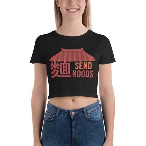 Send Noods Women’s Crop Tee - My Tiny Hole