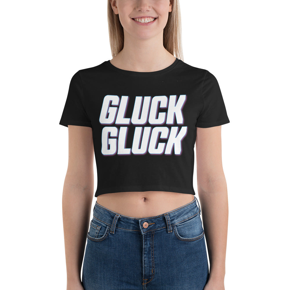 Gluck Gluck Women’s Crop Tee - My Tiny Hole