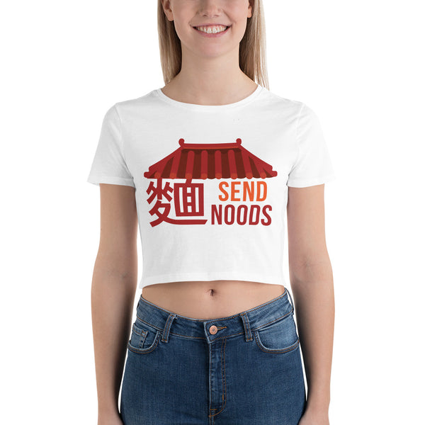 Send Noods Women’s Crop Tee - My Tiny Hole